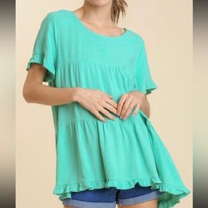 Brand new Umgee Linen top